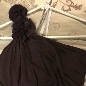 Brown formal dress